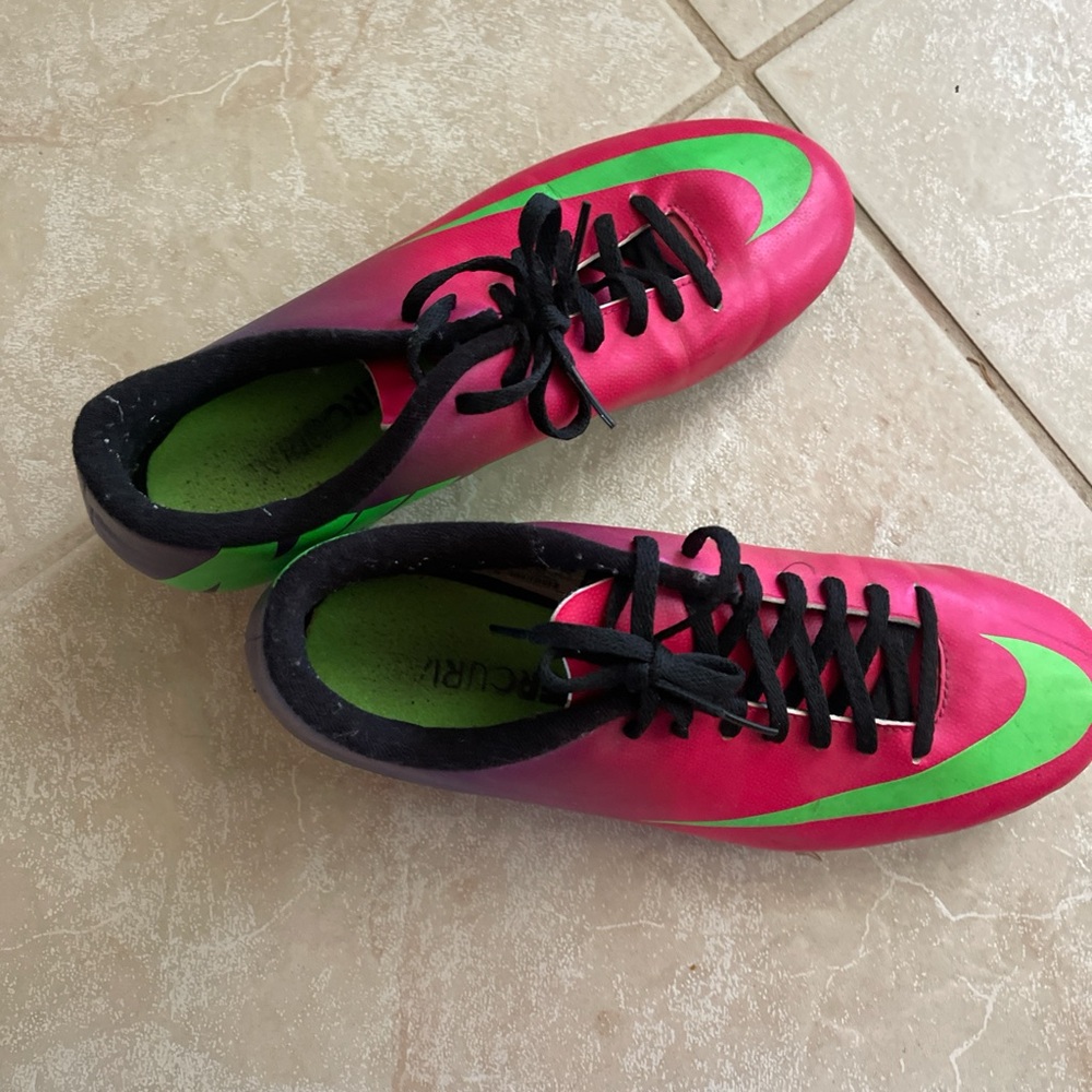 Nike Pink and Black Athletic Shoes